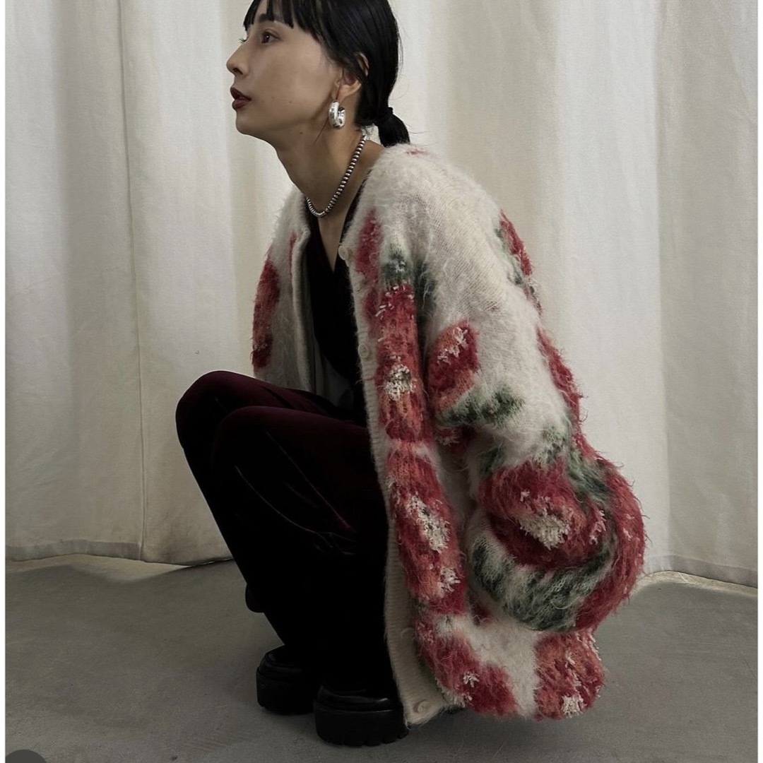 FUNNY YARN KNIT JACKET 週末お値下げ中