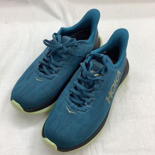 ♪♪HOKA ホカ メンズ スニーカー ランニングシューズ SIZE 25.5cm エメラルドグリーン(スニーカー)