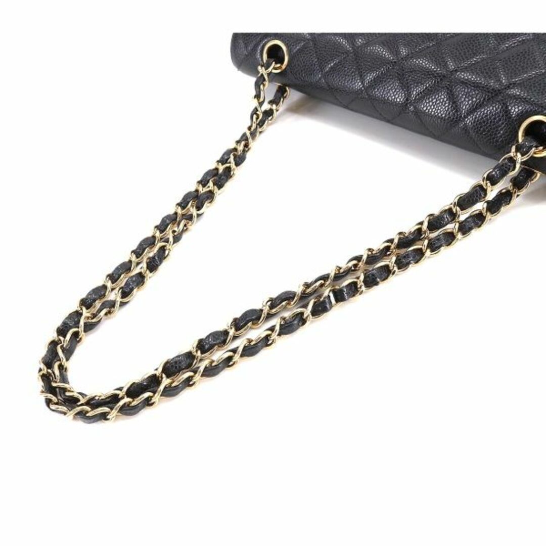 シャネル CHANEL マトラッセ 25 チェーン ショルダー バッグ キャビアスキン ブラック A01112 ゴールド 金具 VLP 90208447 4
