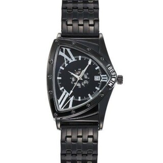 0301 BESTWIN トライアングル 腕時計 ウォッチ  黒黒(その他)
