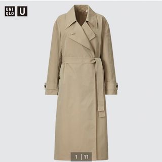 ユニクロ(UNIQLO)のUNIQLO U 2021 トレンチコートXLサイズ(トレンチコート)