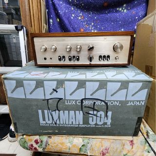 ラックスマン(LUXMAN)の奇跡超美品！フルレストア！完動超美品！LUXMANプリメインアンプL-504(その他)