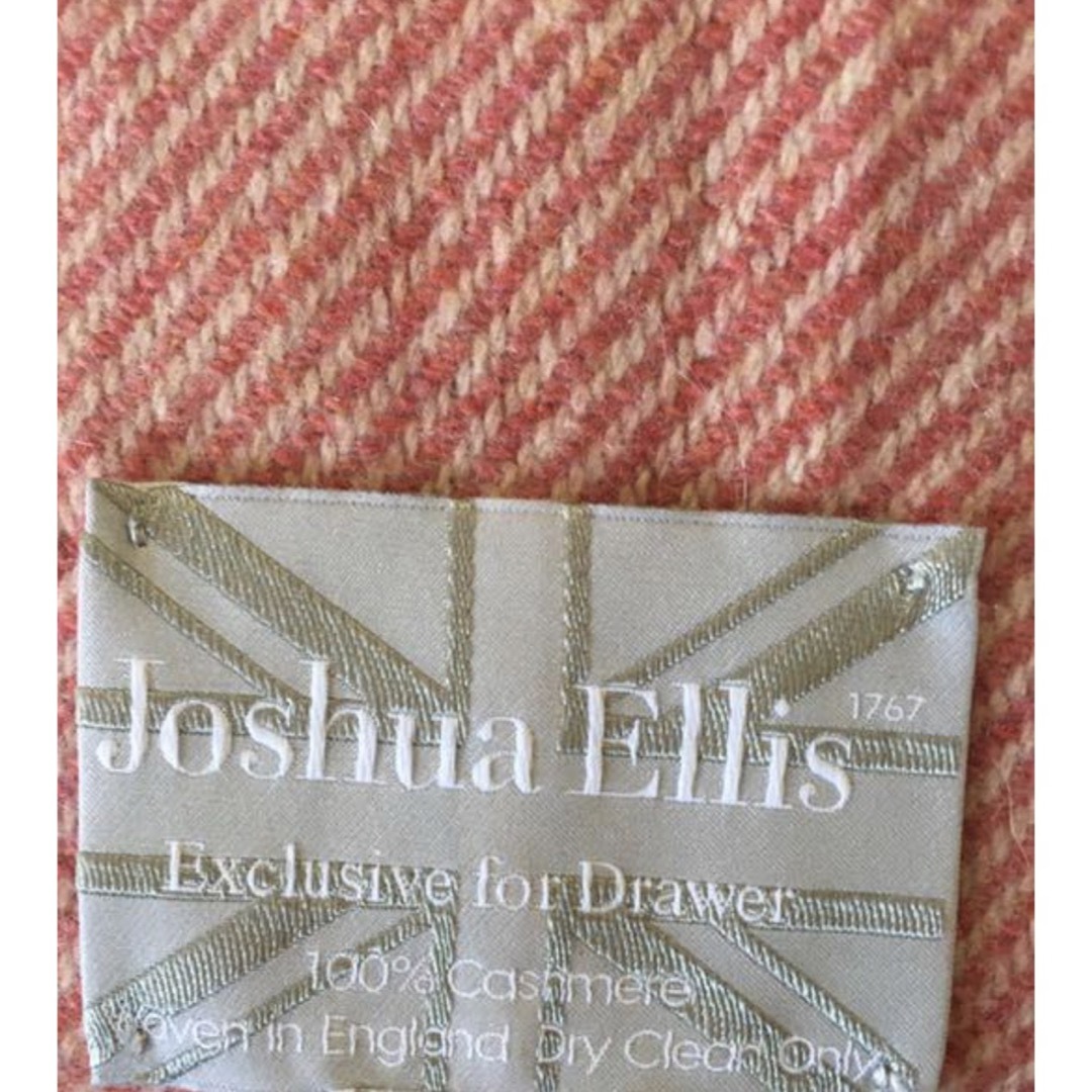 Joshua Ellis(ジョシュアエリス)のDrawer別注 Joshua Ellis カシミアストール　新品未使用 ハンドメイドのファッション小物(マフラー/ストール)の商品写真