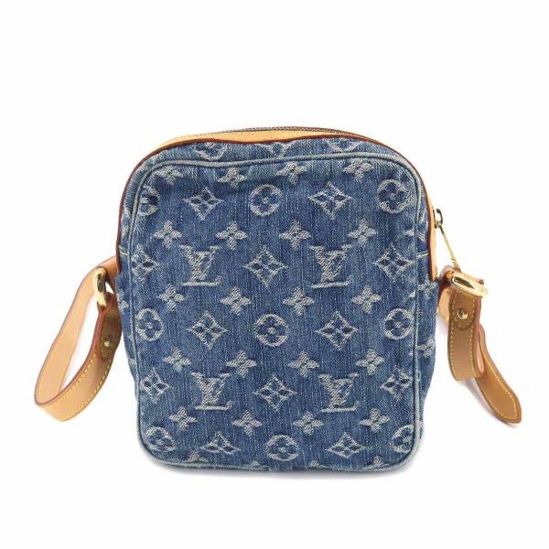 ルイ ヴィトン LOUIS VUITTON モノグラム デニム カメラ バッグ ショルダー バッグ ブルー M95348 ゴールド 金具 VLP  90211109