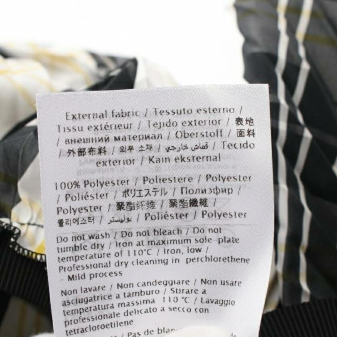 RED VALENTINO(レッドヴァレンティノ)の プリーツ スカート チェック ホワイト ブラック イエロー レディースのスカート(ロングスカート)の商品写真