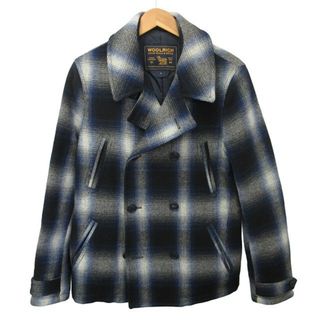 WOOLRICH - ウールリッチ×ジェイクルー 美品 オンブレチェック Pコート S STK