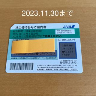 エーエヌエー(ゼンニッポンクウユ)(ANA(全日本空輸))のANA株主優待券　1枚(航空券)