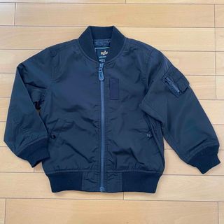 アルファインダストリーズ(ALPHA INDUSTRIES)のALPHA アルファ MA-1 ジャケット キッズ ブラック 120(ジャケット/上着)