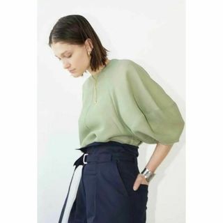 クラネ(CLANE)の【新品】clane MESH FORM SLEEVE BLOUSE(シャツ/ブラウス(半袖/袖なし))