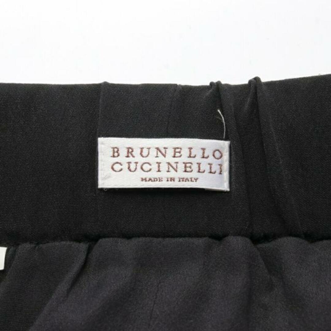 BRUNELLO CUCINELLI(ブルネロクチネリ)の タイト スカート シルク ブラック レディースのスカート(ひざ丈スカート)の商品写真