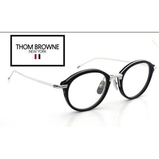 トムブラウン(THOM BROWNE)のトムブラウン Thom Browne tb011 眼鏡 メガネ シルバー(サングラス/メガネ)