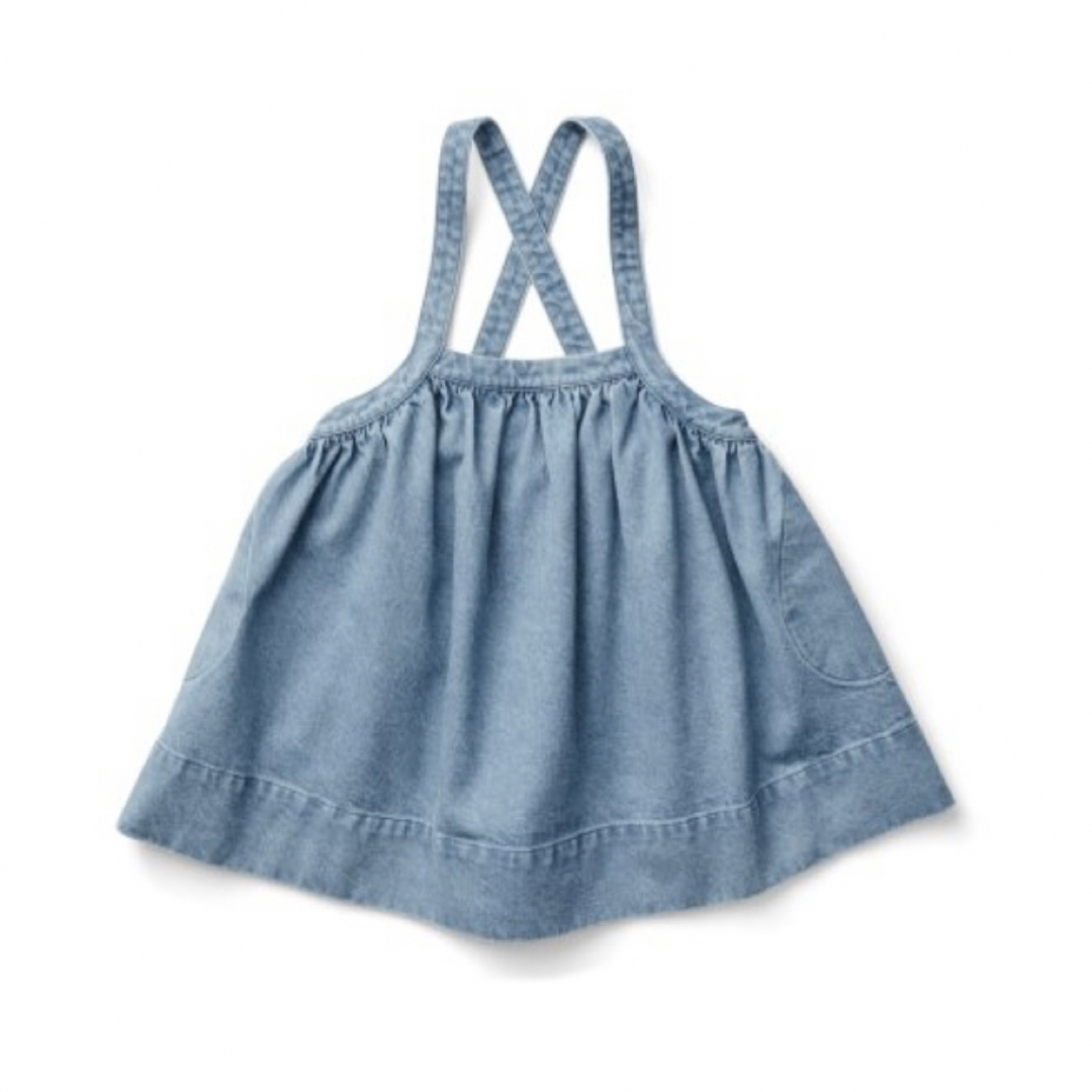 SOOR PLOOM(ソーアプルーム)のsoor ploom Eloise Pinafore Light Denim 4 キッズ/ベビー/マタニティのキッズ服女の子用(90cm~)(スカート)の商品写真