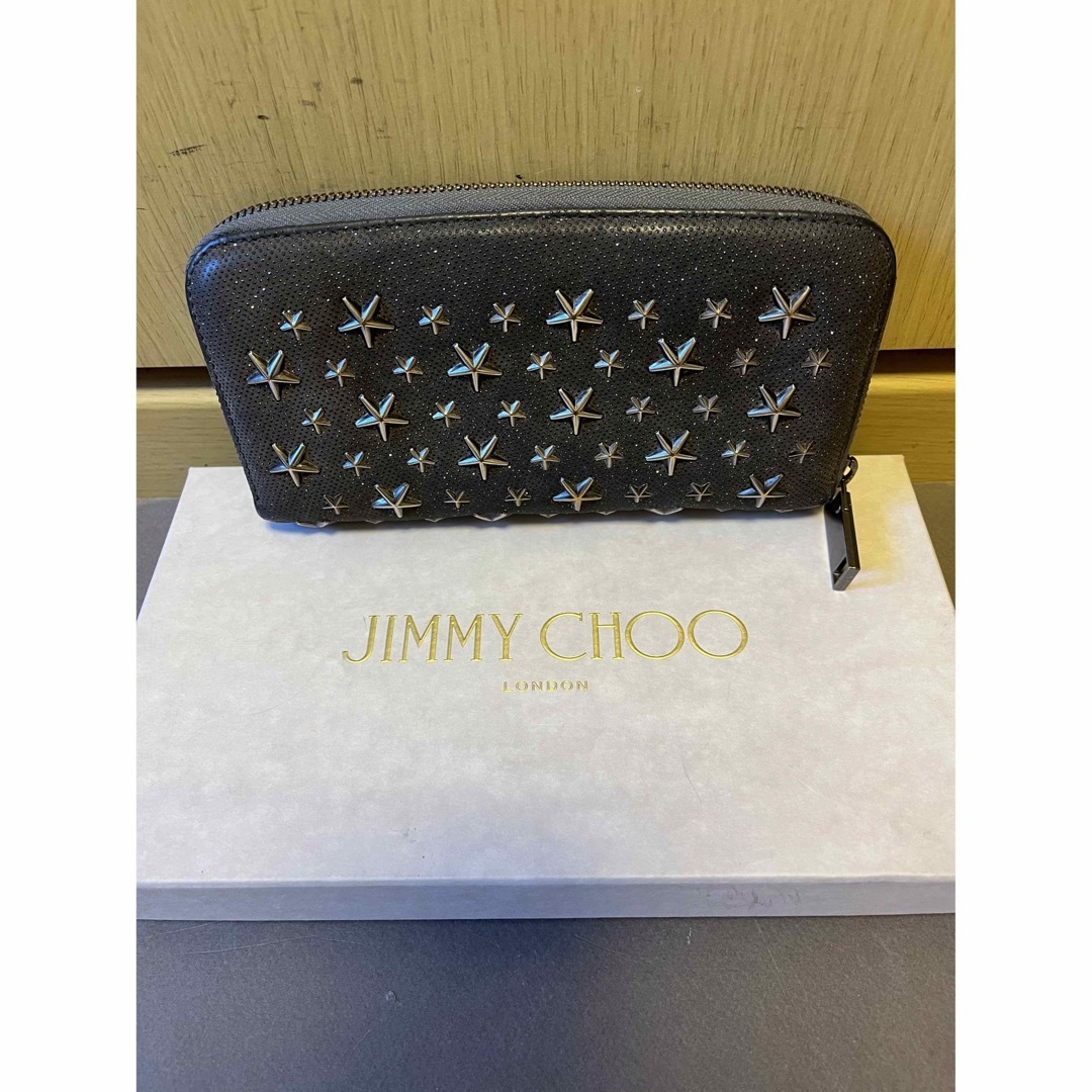 JIMMY CHOO - 正規 JIMMY CHOO ジミーチュウ スター スタッズ 財布の