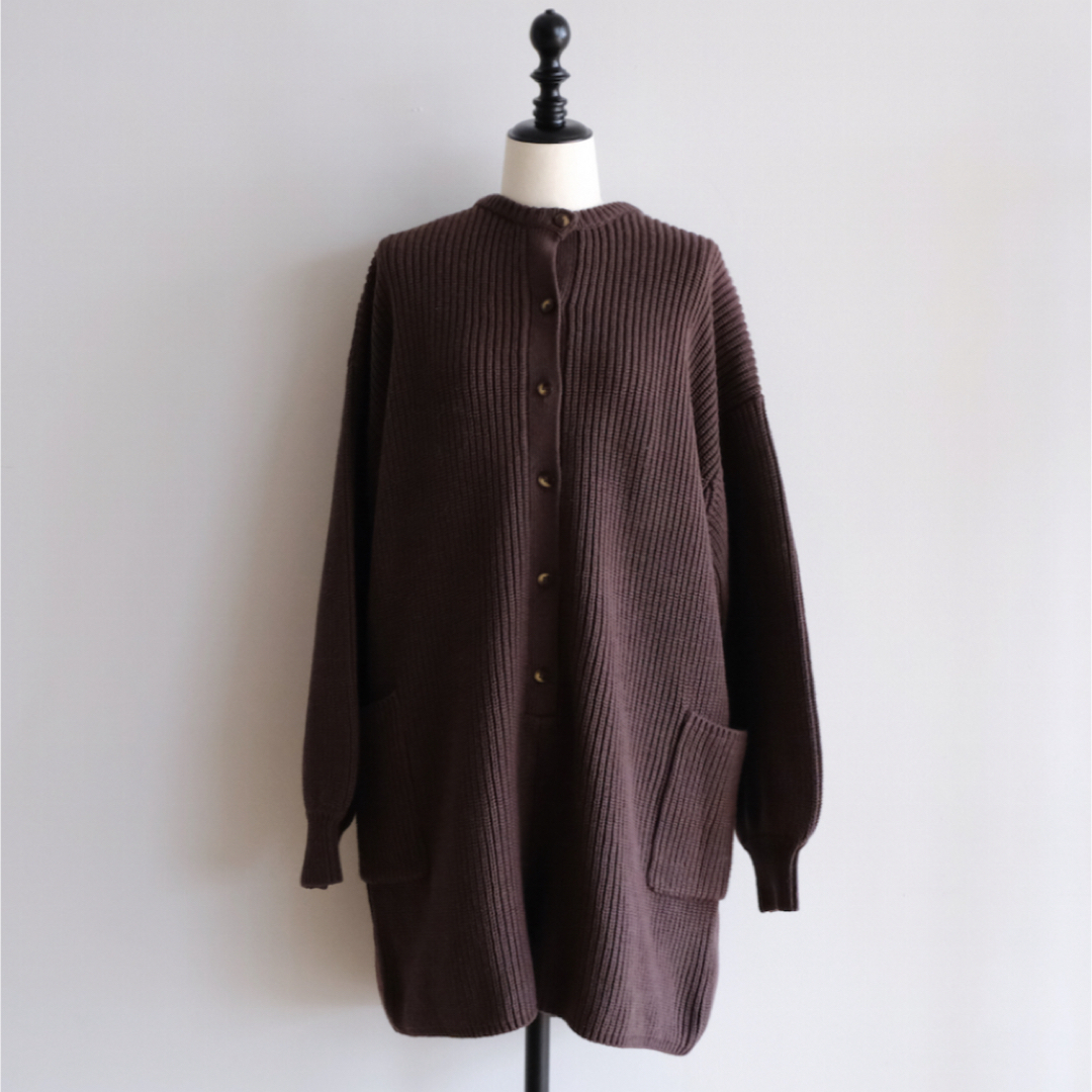 searoomlynn ヘンリーネックニットロンパース-