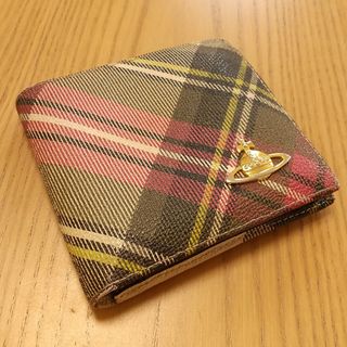 ヴィヴィアンウエストウッド(Vivienne Westwood)のvivienne westwood　二つ折り財布　チェック柄(財布)