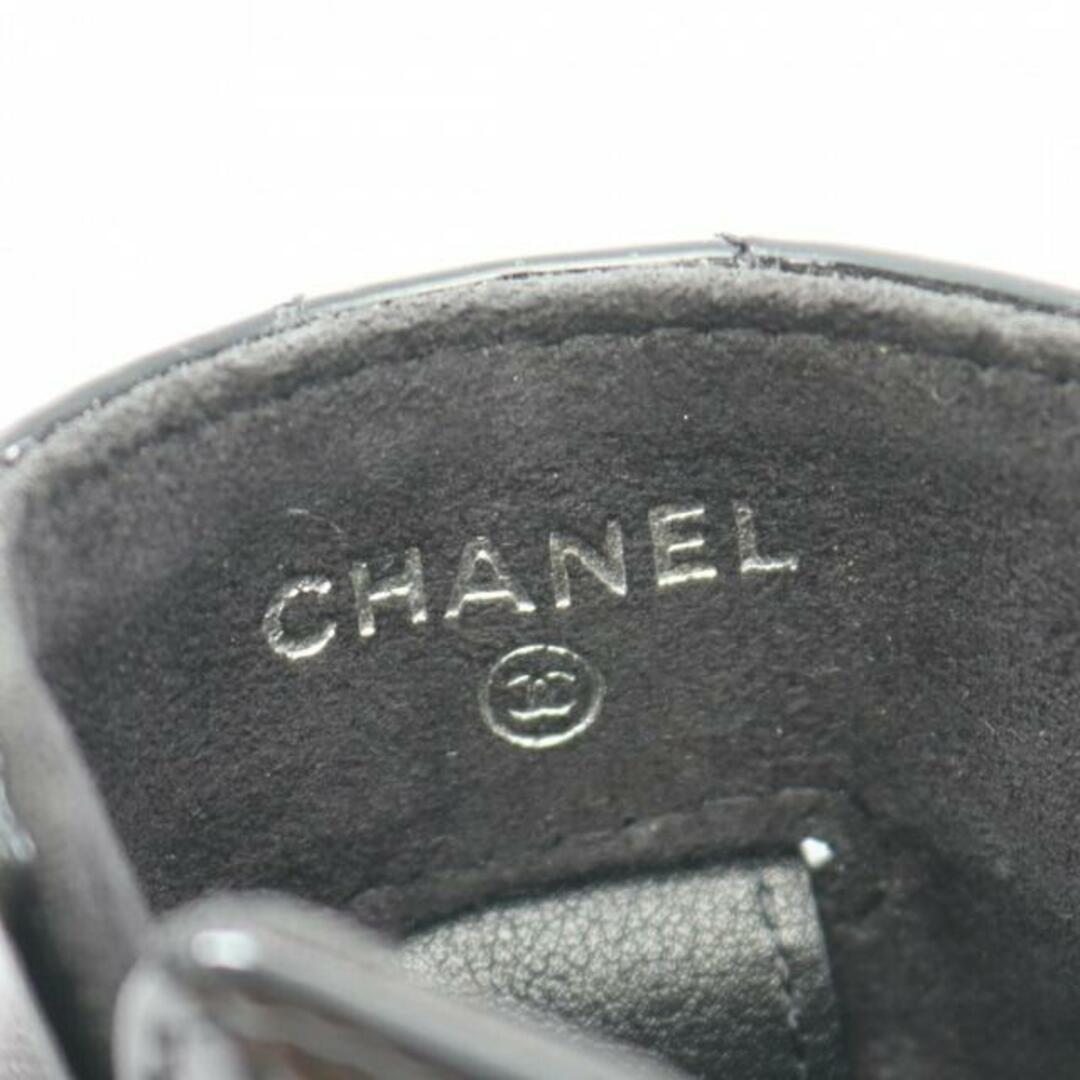 CHANEL(シャネル)のマトラッセ シガレットケース エナメルレザー ブラック ブラック金具 レディースのファッション小物(その他)の商品写真
