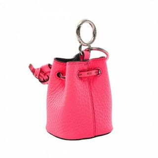 フェンディ(FENDI)のモントレゾール チャーム キーホルダー レザー ピンク(チャーム)