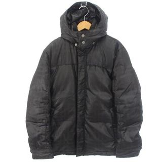 バーバリーブラックレーベル(BURBERRY BLACK LABEL)のバーバリーブラックレーベル ダウンジャケット ジップアップ ブラック 黒 L(ダウンジャケット)