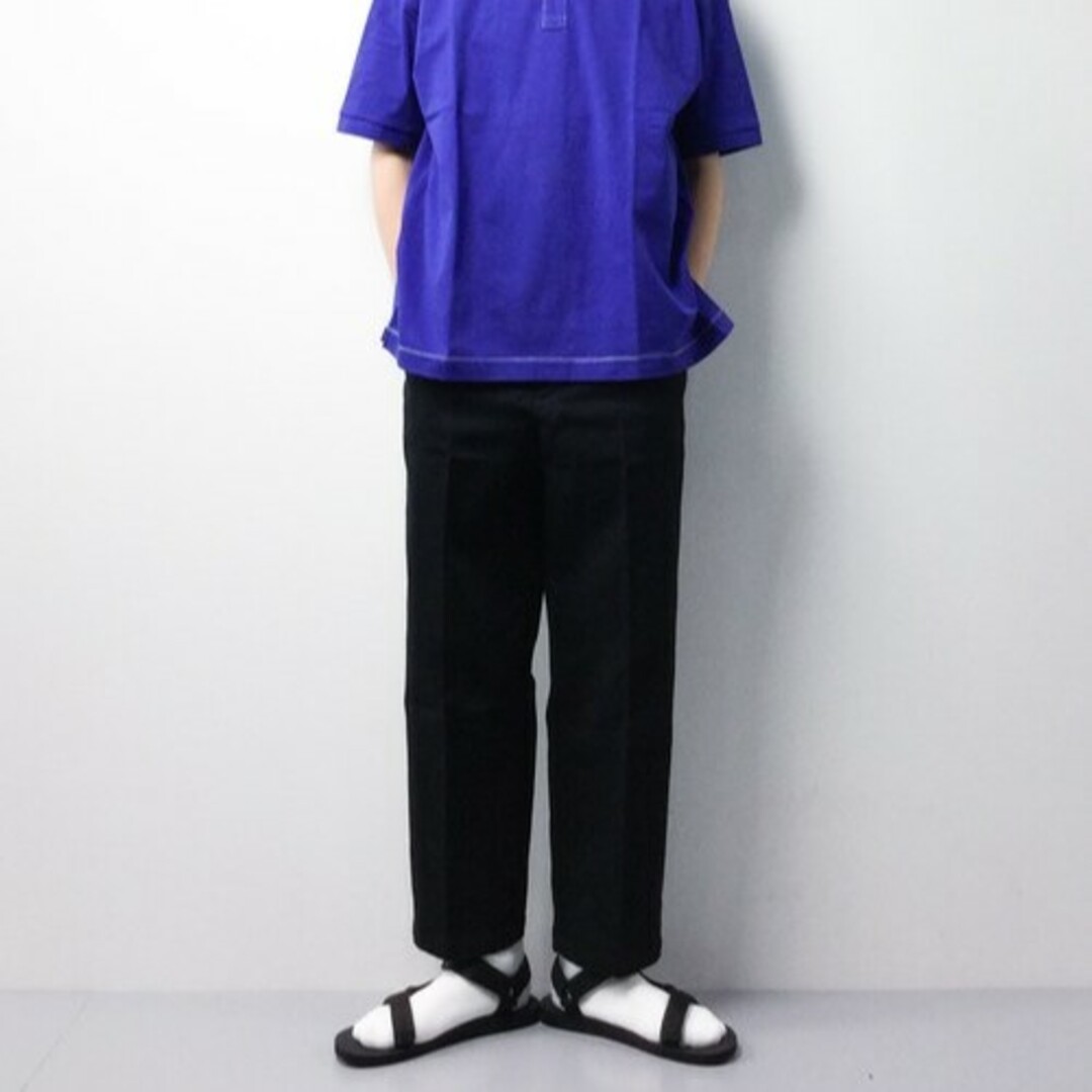 Steven Alan スティーブンアラン 日本製 STRETCH DRILL SUPER BAGGY TAPERED ストレッチドリルスーパーバギーテーパード 8114-217-0077 L グレー 1タック パンツ ボトムス【Steven Alan】