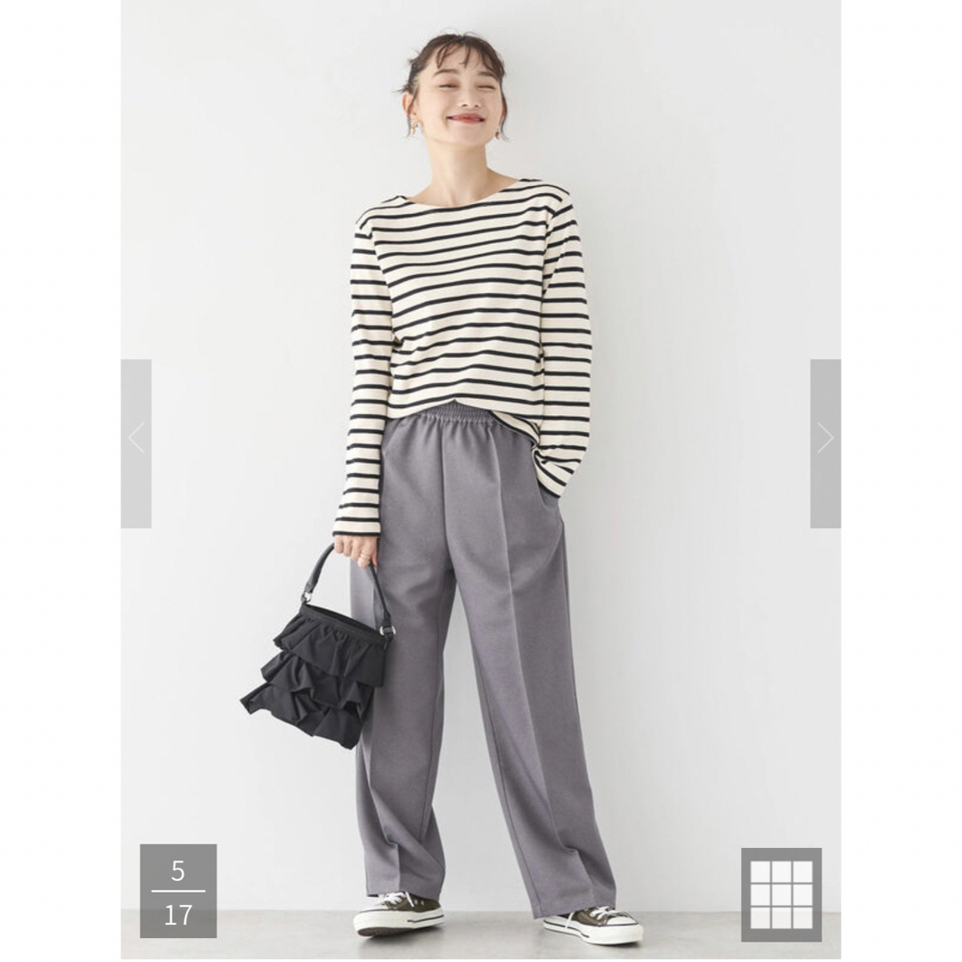 美品✴︎ AMERICAN HOLIC バックパールボーダー カットソー