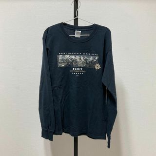 ギルタン(GILDAN)のC-174 GILDAN 長袖　Tシャツ　ブラック(Tシャツ/カットソー(七分/長袖))