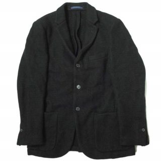 The FRANKLIN TAILORED フランクリンテーラード 日本製 WOOL 3B JACKET ラムウール3Bテーラードジャケット J10 4 ブラック アウター【中古】【The FRANKLIN TAILORED】(テーラードジャケット)