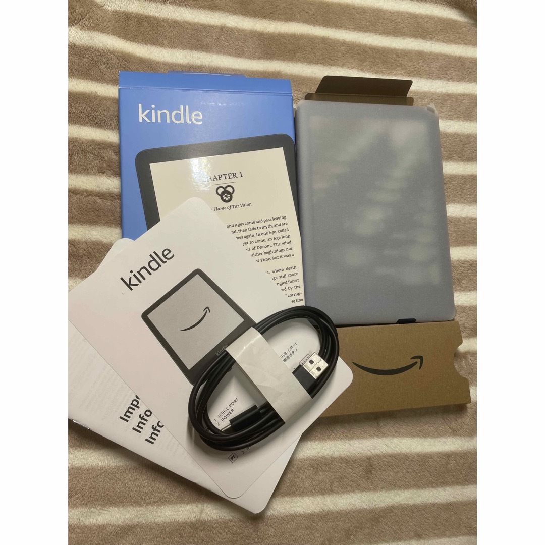 Kindle 第11世代 16GB 広告無し 保護フィルム、カバー付の通販 by 美桜