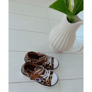 チャンピオン(Champion)の＊専用出品＊Champion＊レオパード＊キッズスニーカー＊(スニーカー)