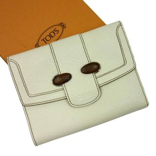 未使用トッズ 財布 TOD'S 長財布 ライトブルー220315-843-8