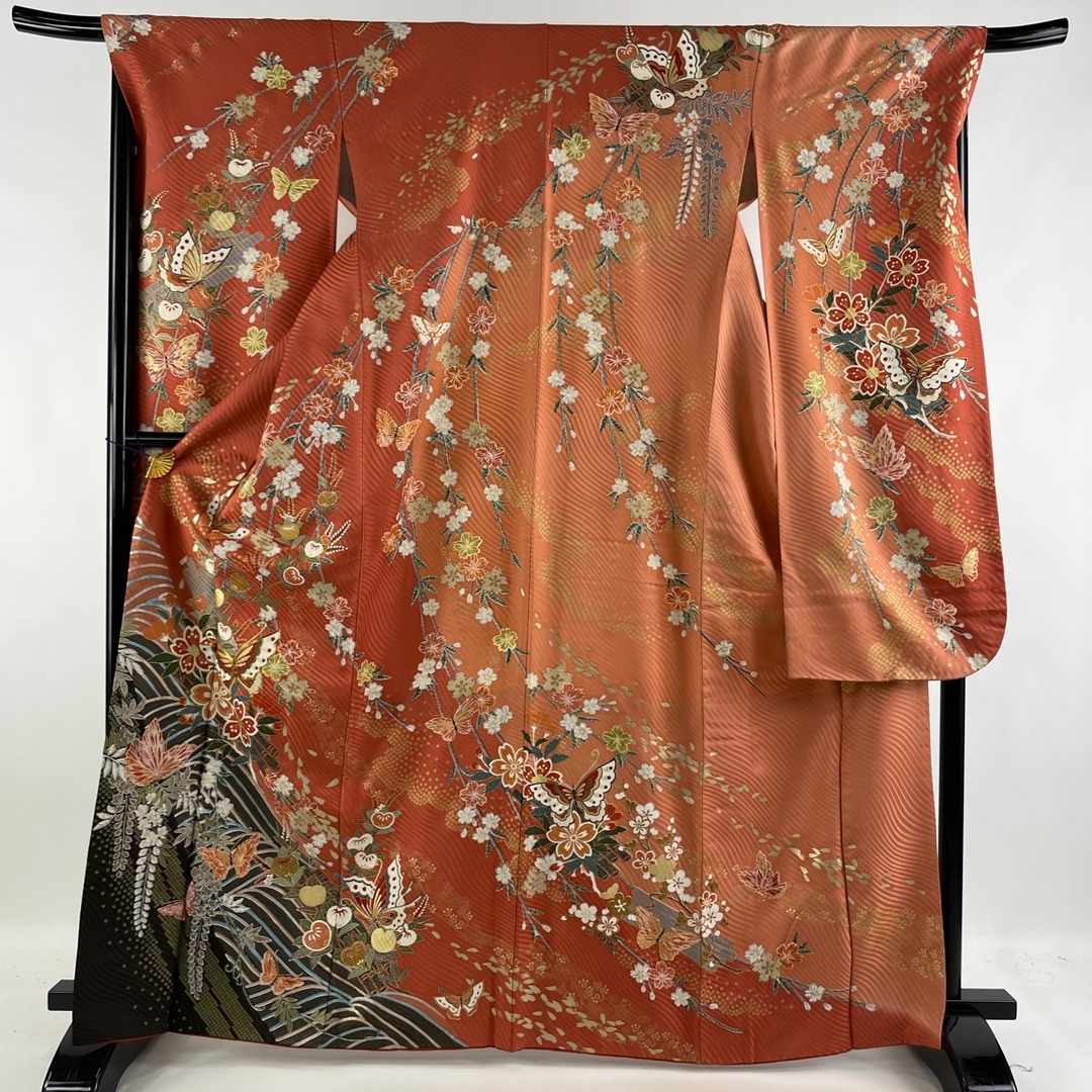 振袖 美品 名品 身丈166.5cm 裄丈67.5cm 正絹
