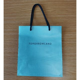 トゥモローランド(TOMORROWLAND)のトゥモローランド TOMORROWLAND ショッパー サブバッグ　トート　青(ショップ袋)