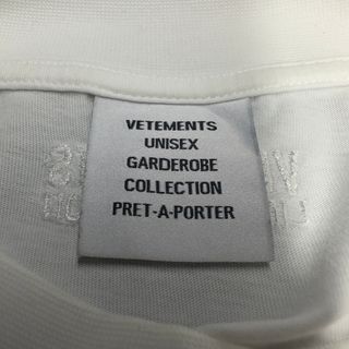 VETEMENTS - VETEMENTS オールホワイト Tシャツ メンズ 半袖 ...