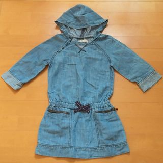 ザラキッズ(ZARA KIDS)のZARA ザラ デニムワンピース キッズ サイズ120 サイズ130(ワンピース)