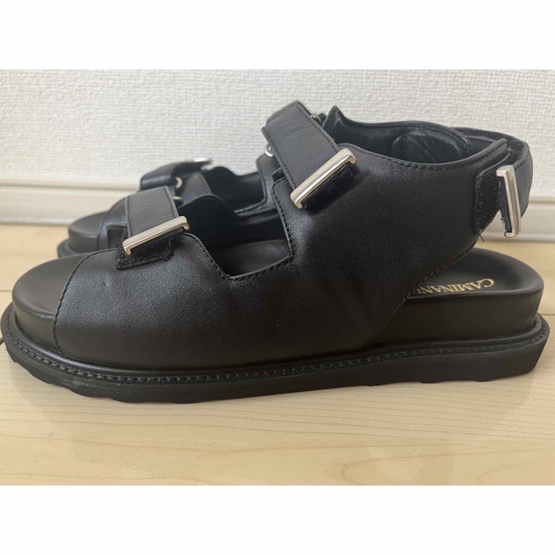 DEUXIEME CLASSE(ドゥーズィエムクラス)の極美品★CAMINANDO TOUCH-STRAP SANDALS 39 レディースの靴/シューズ(サンダル)の商品写真