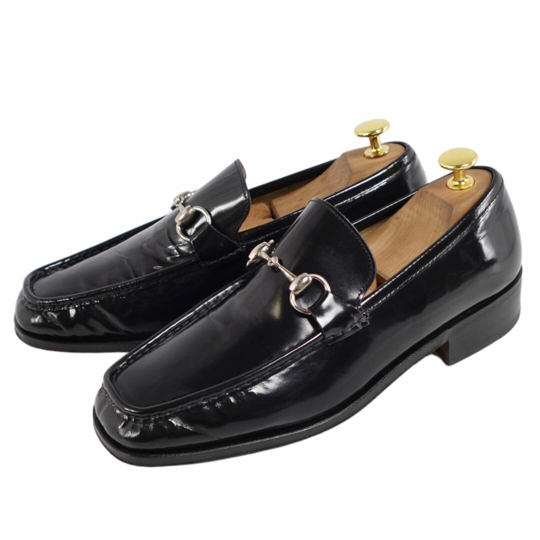 Gucci - グッチ GUCCI ローファー モカシン ホースビット エナメル