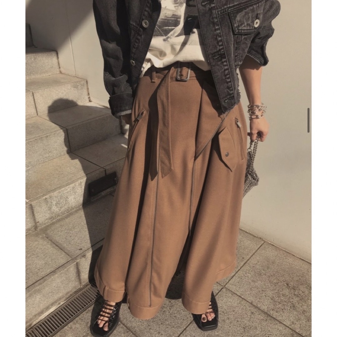 【完売品】AMERI VINTAGE RIDERS FLARE SKIRT  M