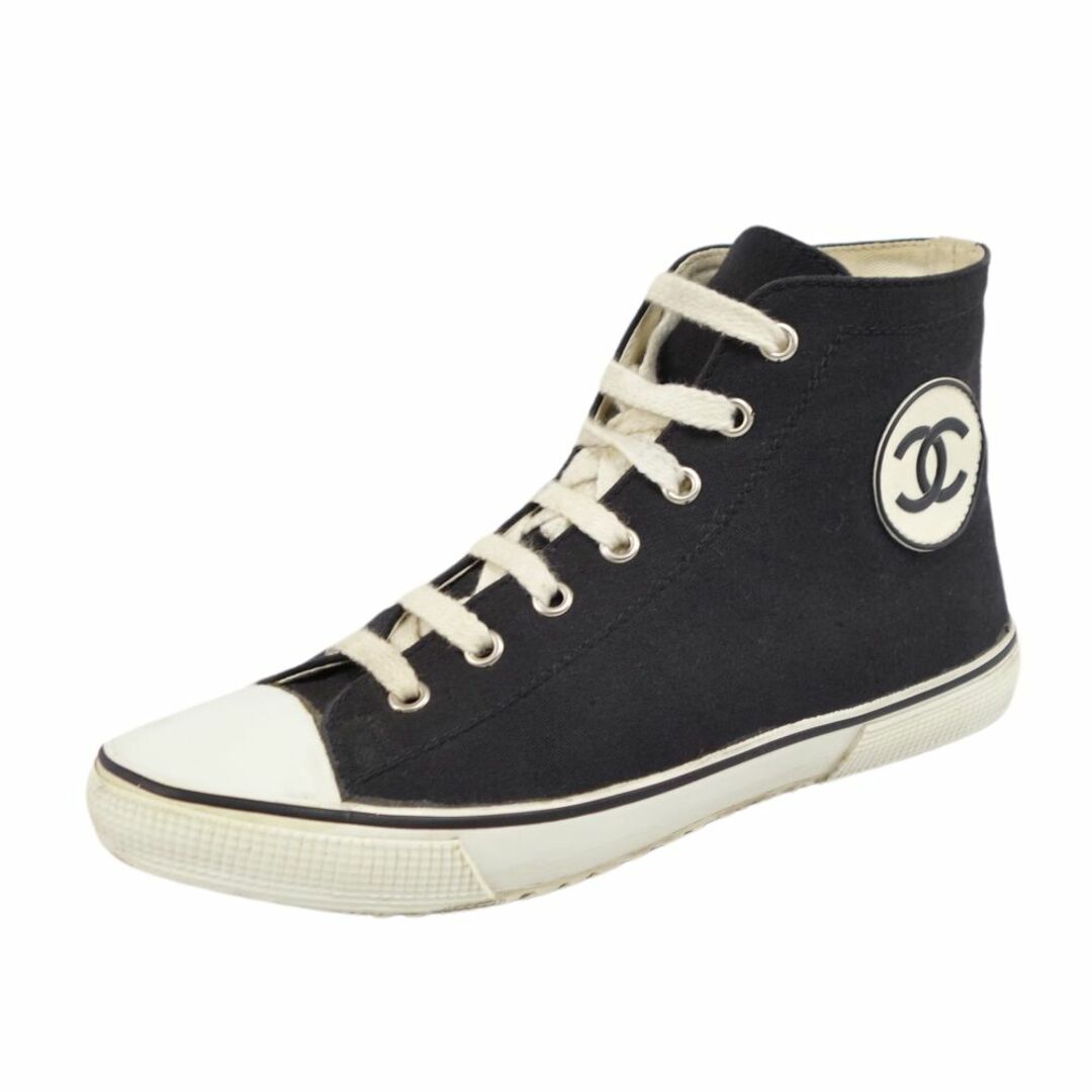 CHANEL - Vintage シャネル CHANEL スニーカー ハイカット CHANEL - Vintage シャネル CHANEL スニーカー ハイカット