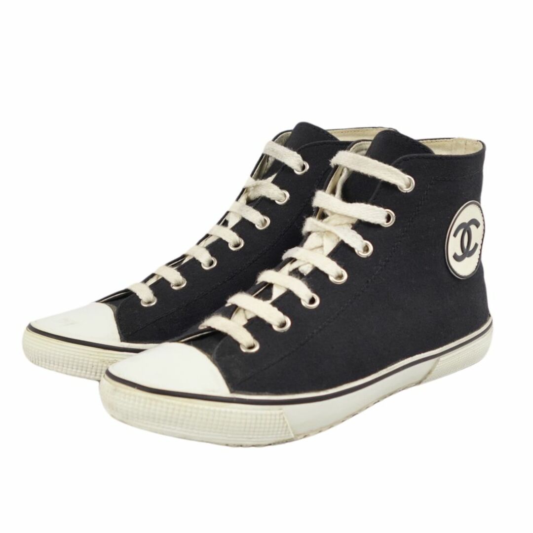 CHANEL - Vintage シャネル CHANEL スニーカー ハイカット CHANEL - Vintage シャネル CHANEL スニーカー ハイカット