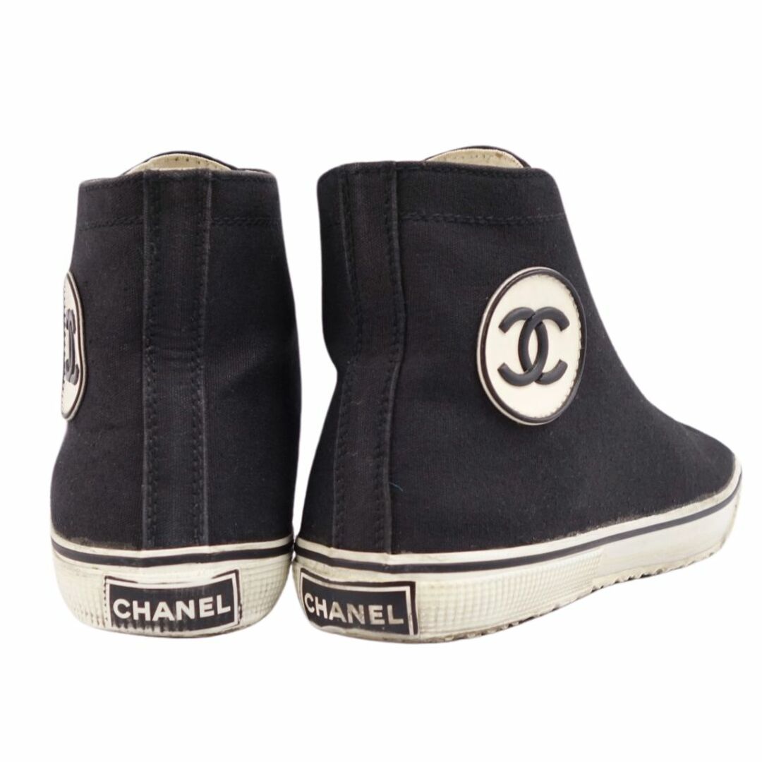 CHANEL - Vintage シャネル CHANEL スニーカー ハイカット CHANEL - Vintage シャネル CHANEL スニーカー ハイカット