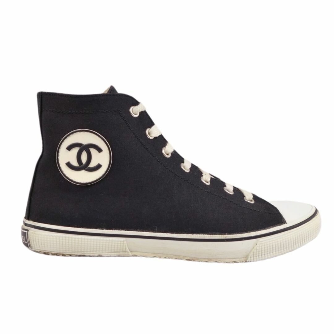 CHANEL - Vintage シャネル CHANEL スニーカー ハイカット CHANEL - Vintage シャネル CHANEL スニーカー ハイカット
