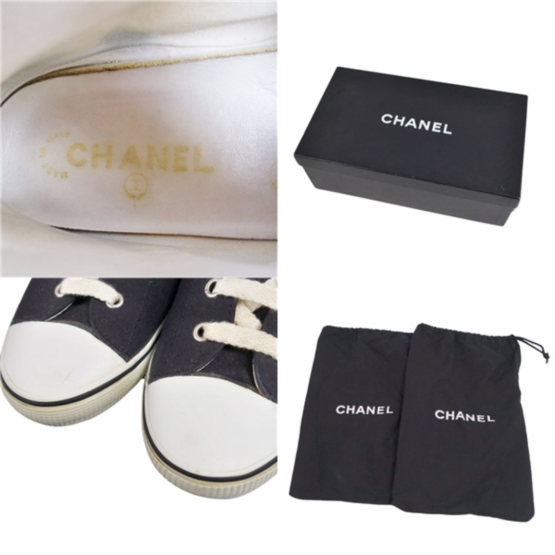 CHANEL - Vintage シャネル CHANEL スニーカー ハイカット CHANEL - Vintage シャネル CHANEL スニーカー ハイカット