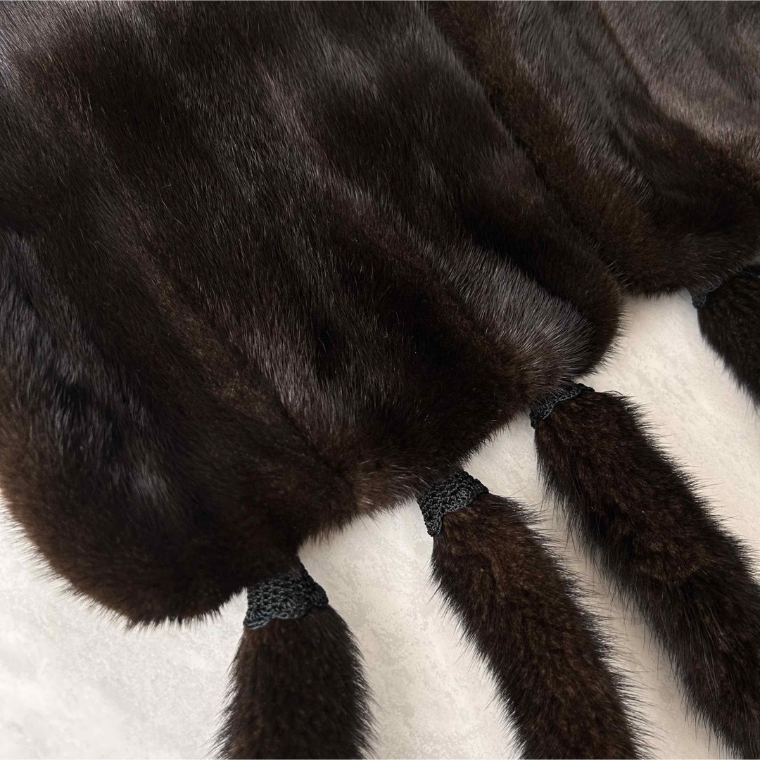 Carven  furs  Paris BLACKGLAMAミンクファーショール