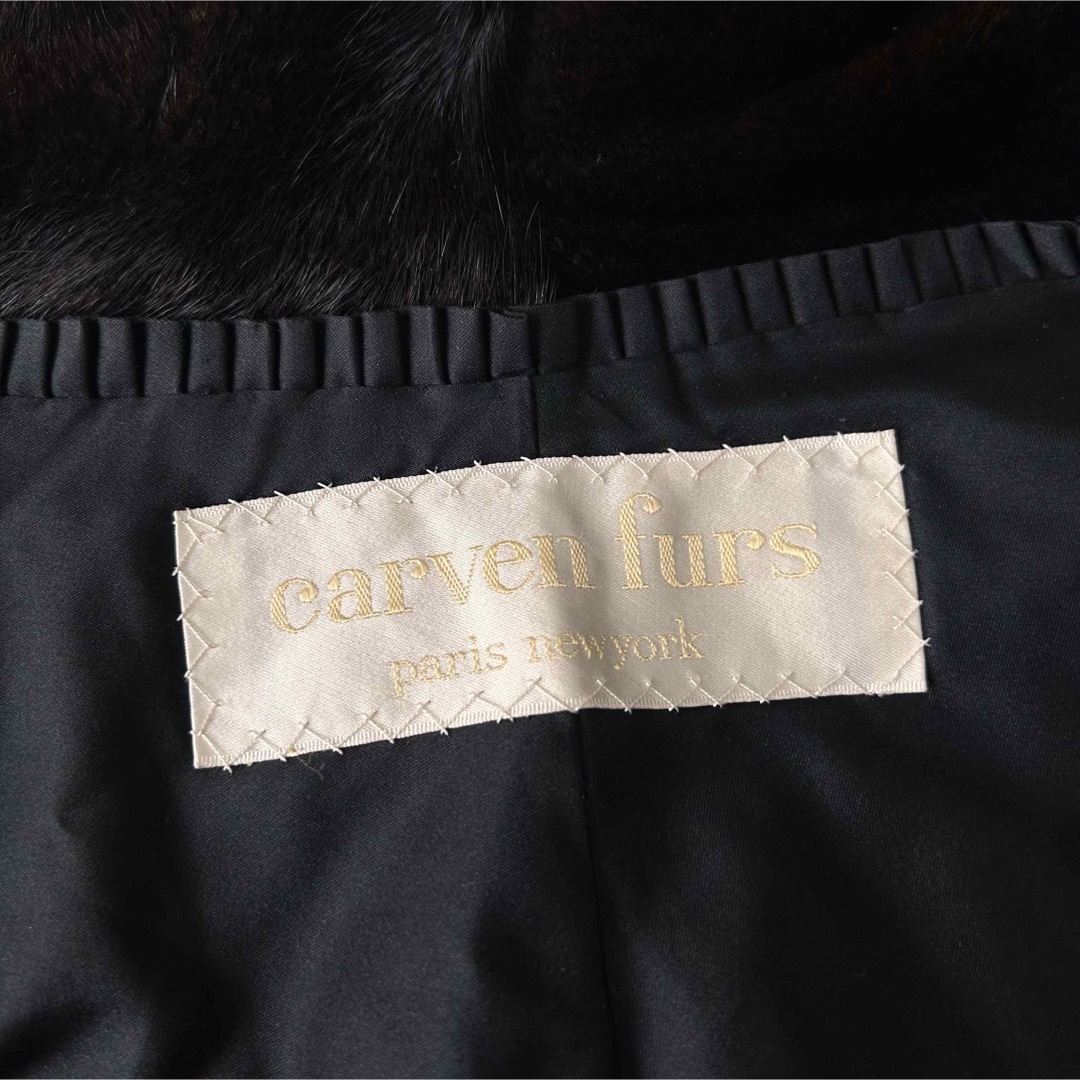 Carven  furs  Paris BLACKGLAMAミンクファーショール