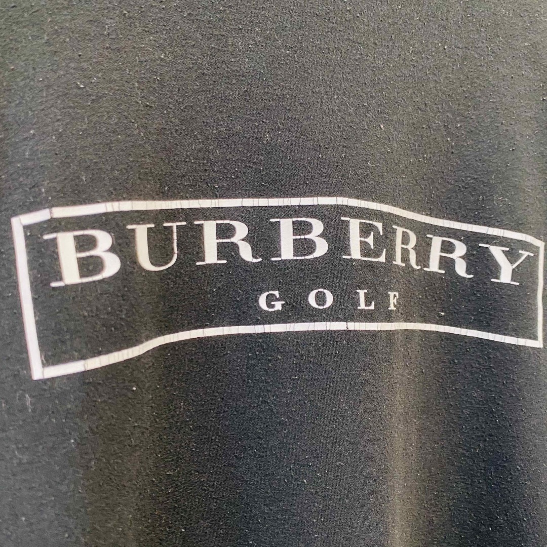 BURBERRY(バーバリー)の一点物　日本製　バーバリーゴルフ　ボックスロゴ　タートルネック　カットソー メンズのトップス(Tシャツ/カットソー(七分/長袖))の商品写真