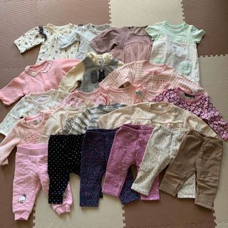 ベビーギャップ(babyGAP)の【まとめ売り】70cm女の子(ロンパース)