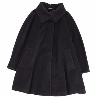 マックスマーラ(Max Mara)の美品 マックスマーラ Max Mara コート 白タグ オーバーサイズ ウール 無地 アウター レディース JI40 USA6 FB38(M相当) ブラック(その他)