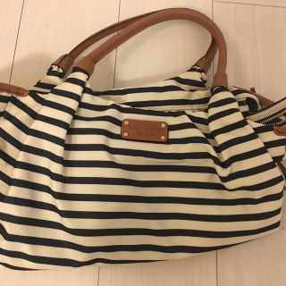 ケイトスペードニューヨーク(kate spade new york)のケイトスペード ストライプバック (リコさん専用)(ハンドバッグ)