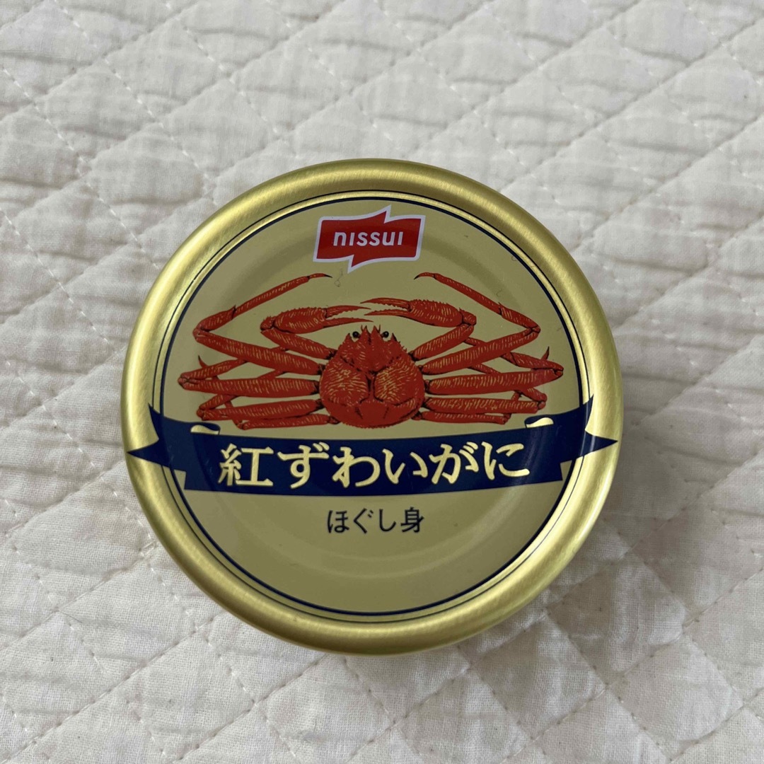 ★ニッスイ　缶詰★ 紅ずわいがに 食品/飲料/酒の加工食品(缶詰/瓶詰)の商品写真