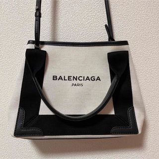 バレンシアガバッグ(BALENCIAGA BAG)のバレンシアガ ネイビー カバス XS(ショルダーバッグ)