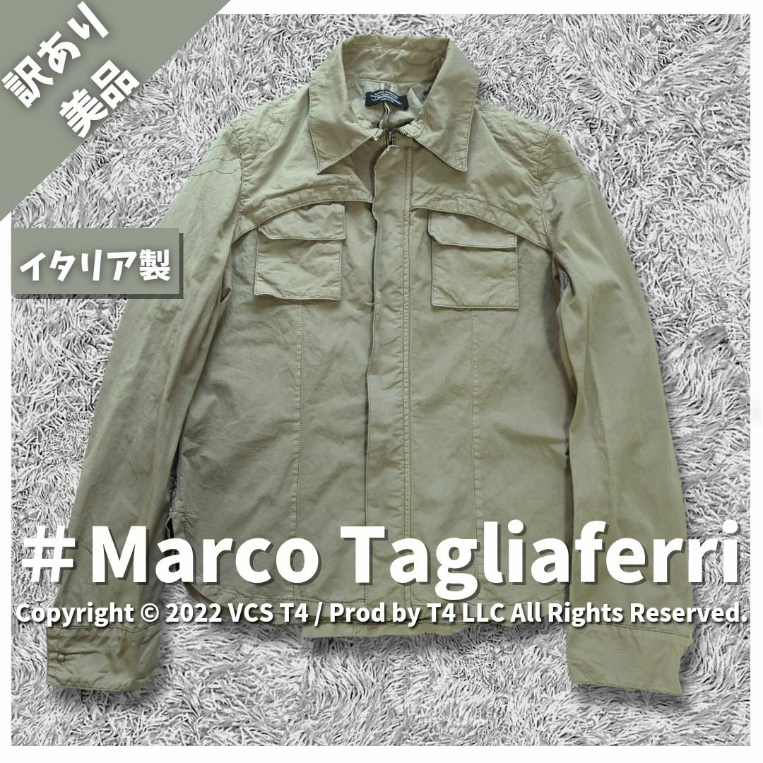 MARCO マルコ タリアフェリ ミリタリー ジャケット カーキ イタリア製